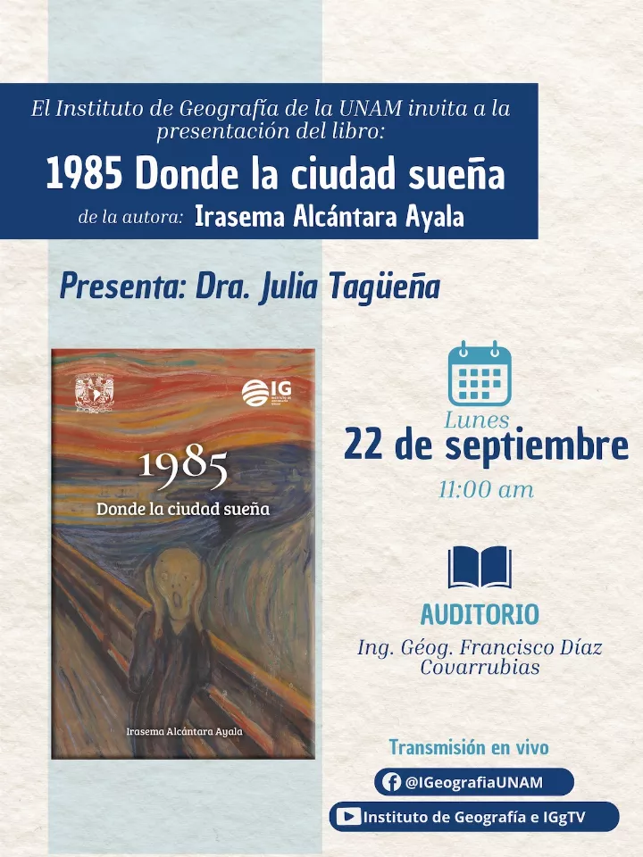 IGgTV - Presentación del libro: 1985 Donde la ciudad sueña
